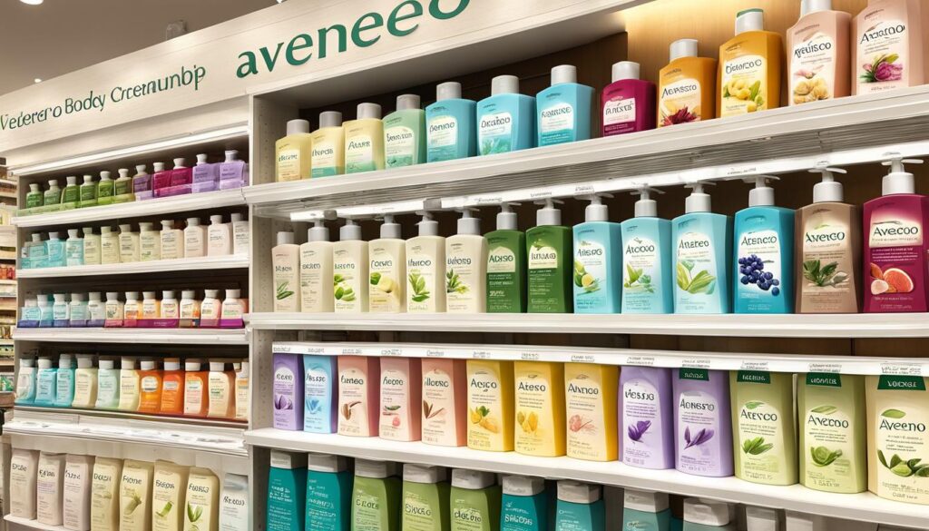 aveeno creams and body washes