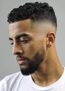 Classic Curly Fade Haircut