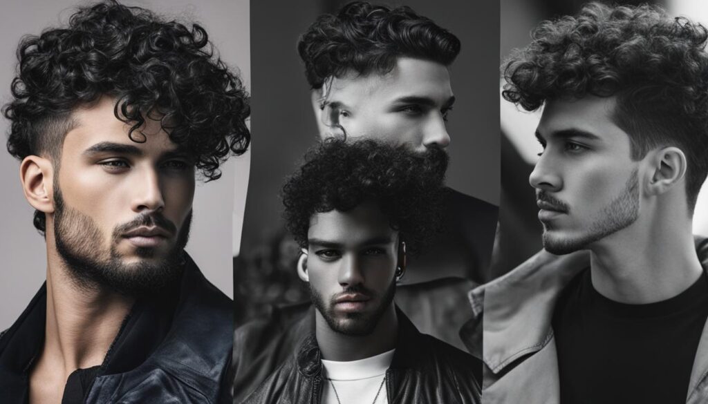 Curly Hair Taper Fade